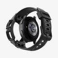 ACS05301 - Galaxy Watch 5 Pro (45mm) Case Rugged Armor Pro in black showing the back with watch face hovering away from band