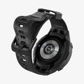 ACS05301 - Galaxy Watch 5 Pro (45mm) Case Rugged Armor Pro in black showing the back and inside of band