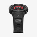 ACS05301 - Galaxy Watch 5 Pro (45mm) Case Rugged Armor Pro in black showing the bottom and front