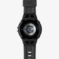 ACS05301 - Galaxy Watch 5 Pro (45mm) Case Rugged Armor Pro in black showing the back with watch band laid out flat
