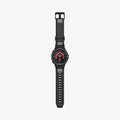 ACS05301 - Galaxy Watch 5 Pro (45mm) Case Rugged Armor Pro in black showing the front with watch band laid out flat