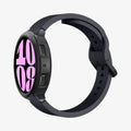 ACS06393 - Galaxy Watch 6 (40mm) Case Liquid Air in matte black showing the side, front and inside of band