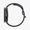 ACS06393 - Galaxy Watch 6 (40mm) Case Liquid Air in matte black showing the side