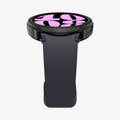 ACS06393 - Galaxy Watch 6 (40mm) Case Liquid Air in matte black showing the bottom and partial front