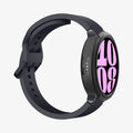 ACS06393 - Galaxy Watch 6 (40mm) Case Liquid Air in matte black showing the side and partial front