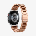 600WB24982 - Galaxy Watch Band (20mm) Modern Fit in rose gold showing the back and inside of band