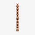 600WB24982 - Galaxy Watch Band (20mm) Modern Fit in rose gold showing the watch band laid out flat