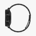 600WB24983 - Galaxy Watch Band (22mm) Modern Fit in black showing the side