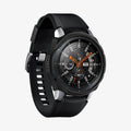 603CS25100 - Galaxy Watch (46mm) Case Liquid Air in black showing the front and side