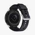 603CS25100 - Galaxy Watch (46mm) Case Liquid Air in black showing the back and inside of band