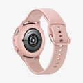 ACS00818 - Galaxy Watch Active 2 (44mm) Case Liquid Air in pink gold showing the back and inside of band