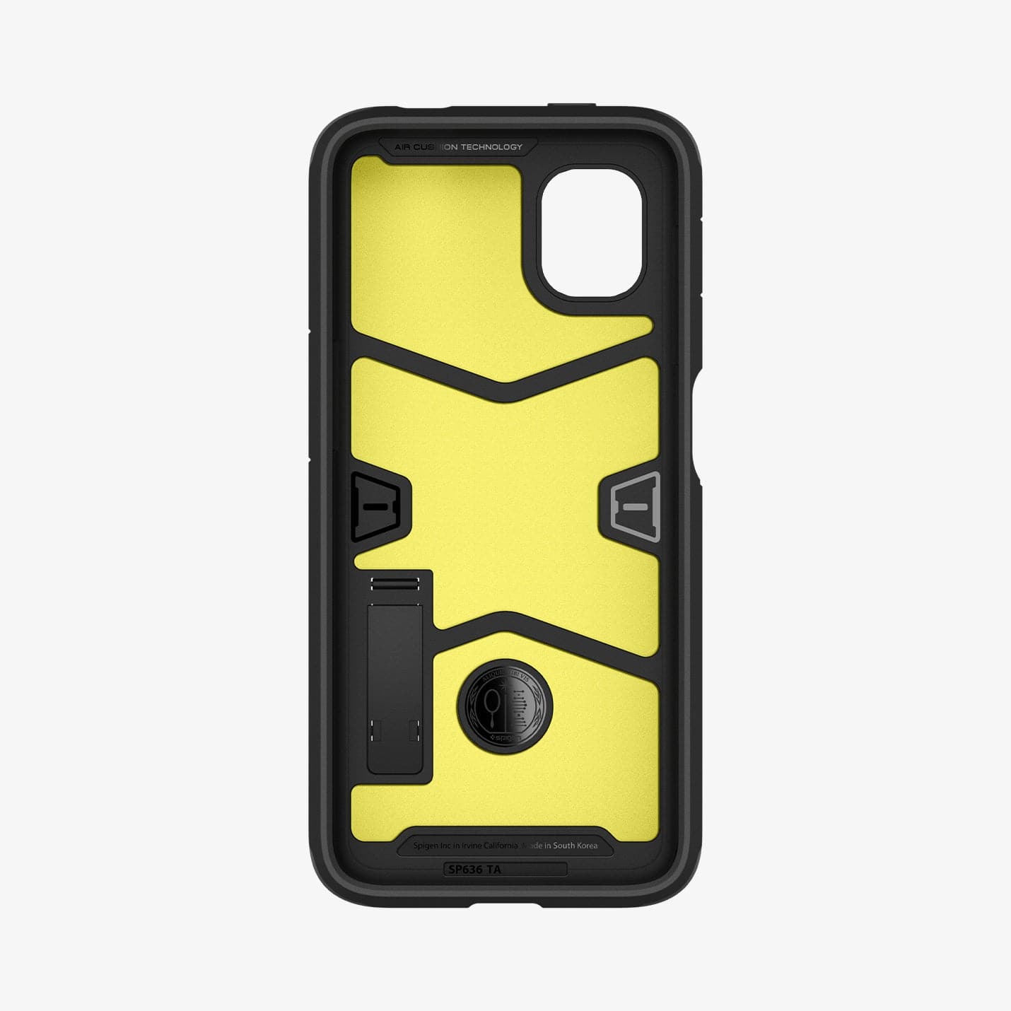 ACS04601 - Galaxy XCover 6 Pro Tough Armor Case in black showing the inside of case