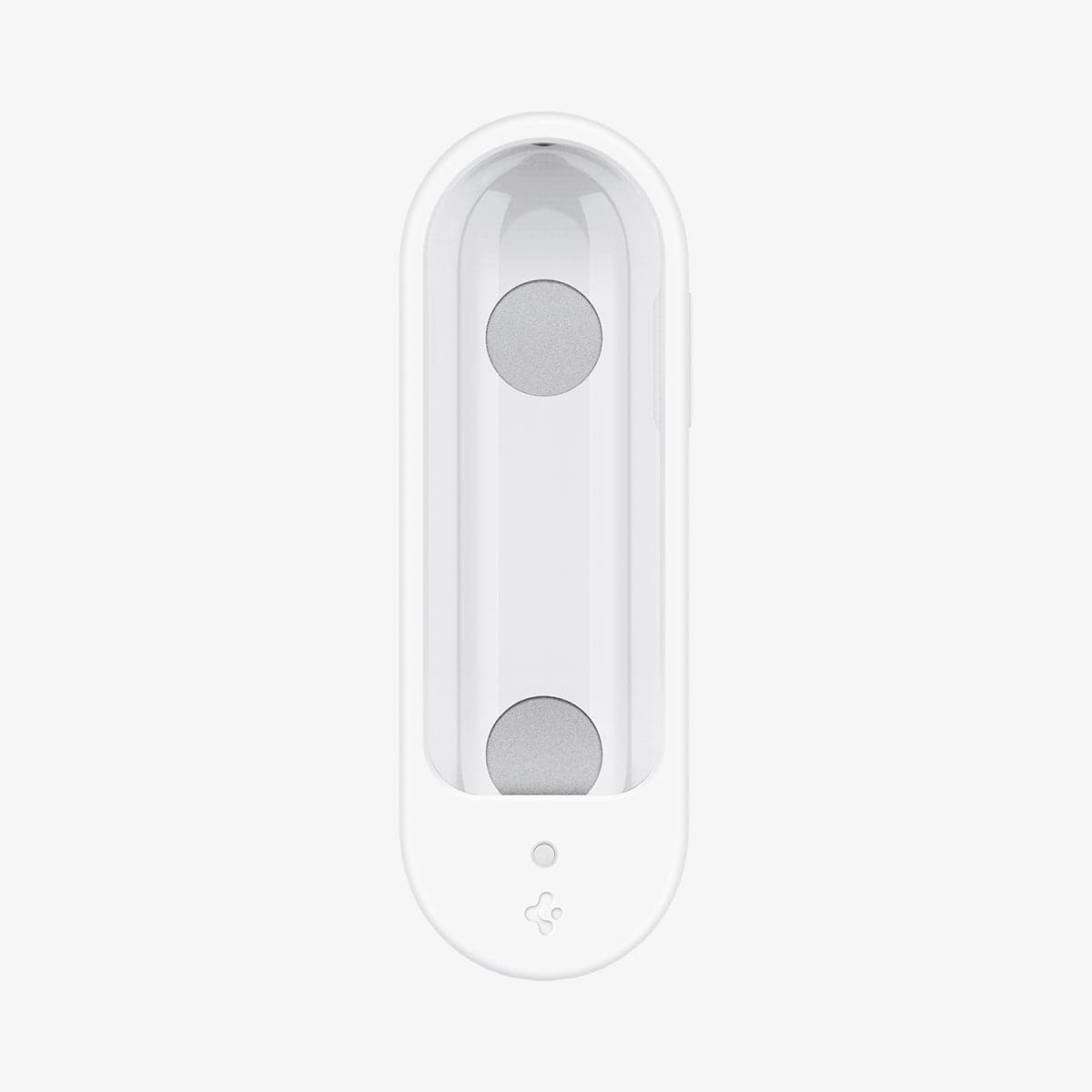 AMP02715 - Chromecast with Google TV Silicone Fit Voice Remote in white showing the inside
