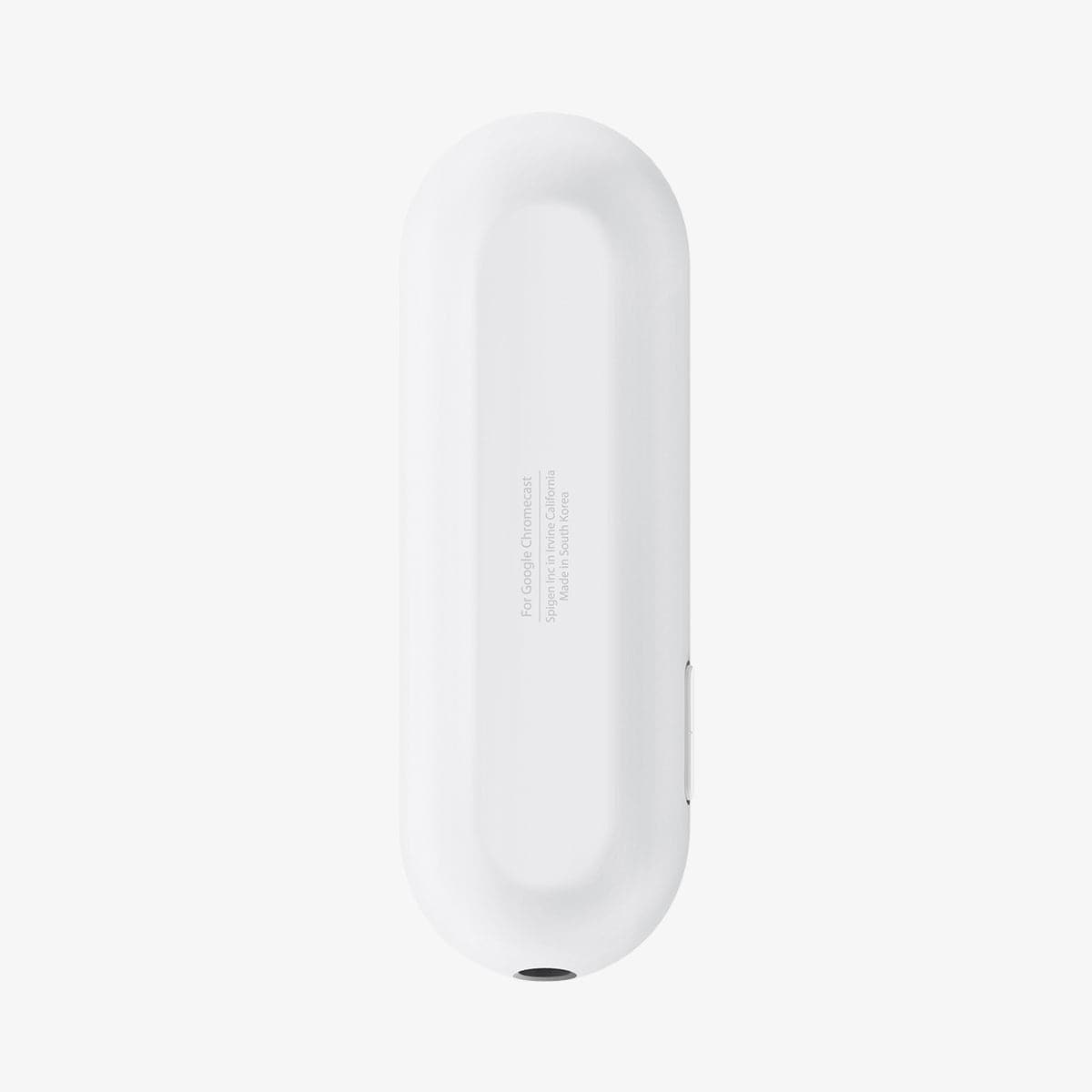 AMP02715 - Chromecast with Google TV Silicone Fit Voice Remote in white showing the back