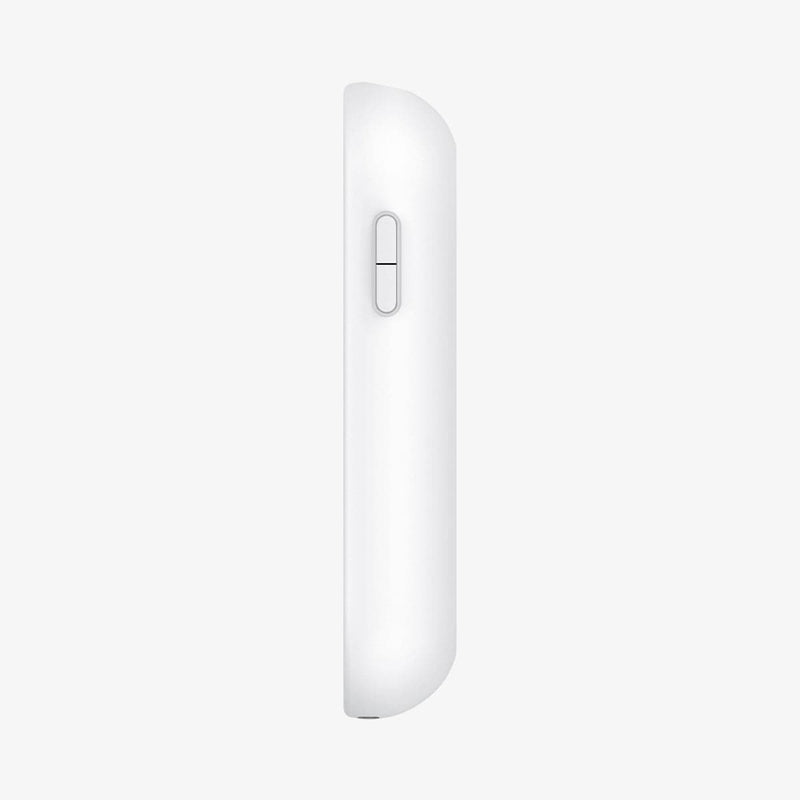 AMP02715 - Chromecast with Google TV Silicone Fit Voice Remote in white showing the side