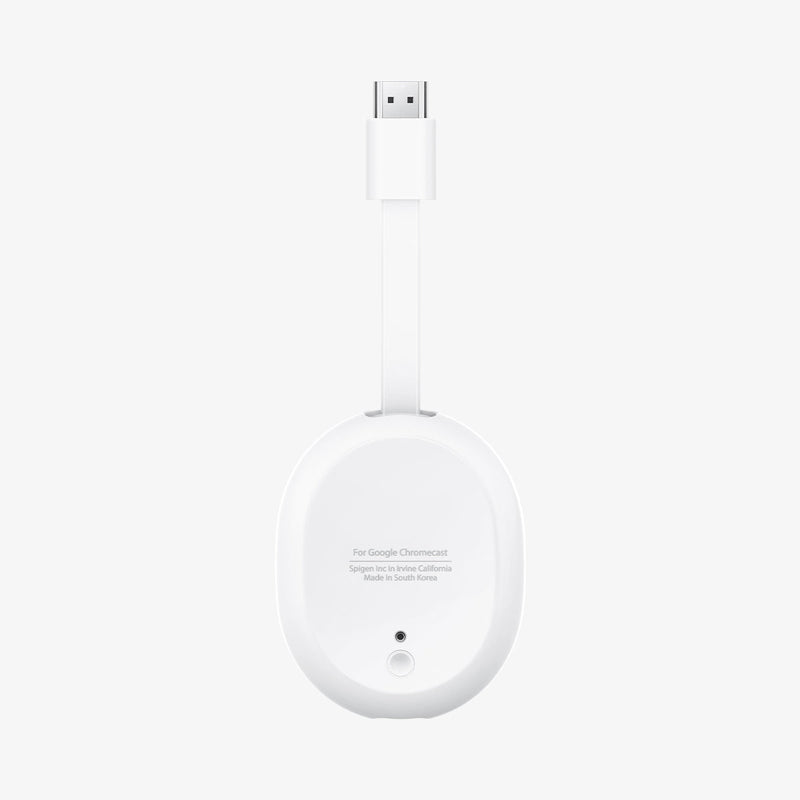 AMP02713 - Chromecast with Google TV Silicone Fit in white showing the back