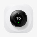 AHP03710 - Google Nest Learning Thermostat 3G Wall Plate in white showing the front