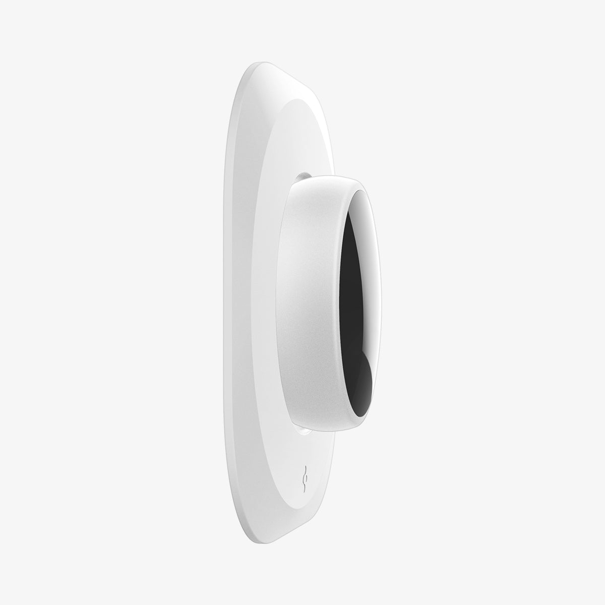 AHP03710 - Google Nest Learning Thermostat 3G Wall Plate in white showing the side