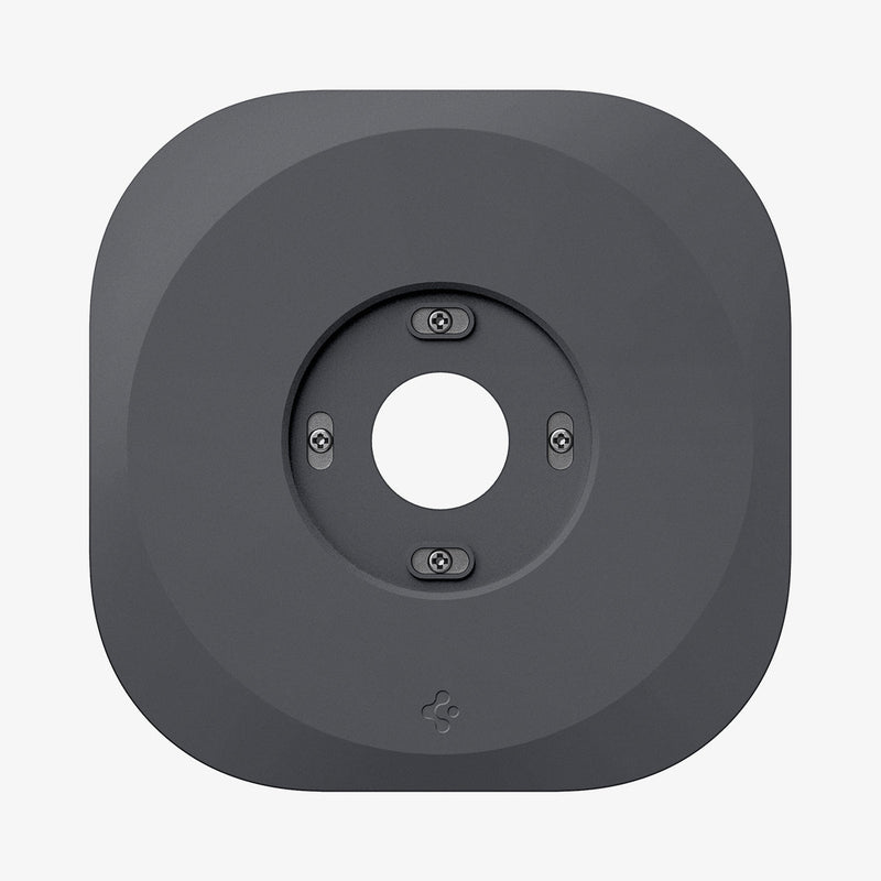 AHP02762 - Google Nest Thermostat Wall Plate in charcoal showing the front