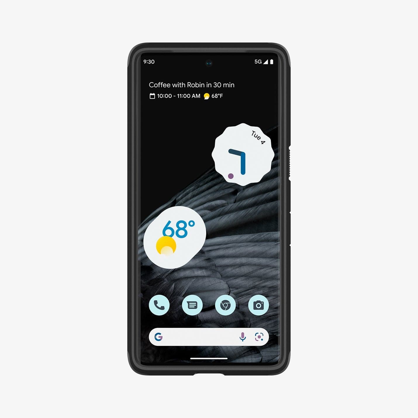ACS04729 - Pixel 7 Pro Case Tough Armor in metal slate showing the front