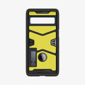 ACS04729 - Pixel 7 Pro Case Tough Armor in metal slate showing the inside of case