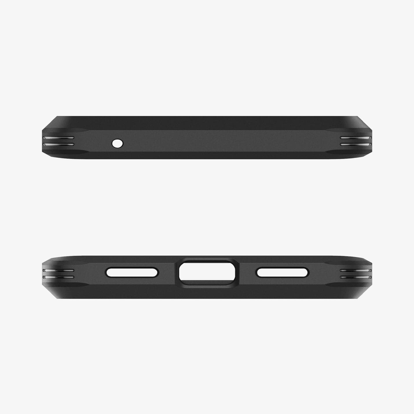 ACS04730 - Pixel 7 Pro Case Tough Armor in rose gold showing the top and bottom with precise cutouts