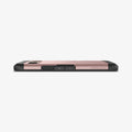 ACS04703 - Pixel 7 Case Tough Armor in rose gold showing the side and partial back with device laying flat