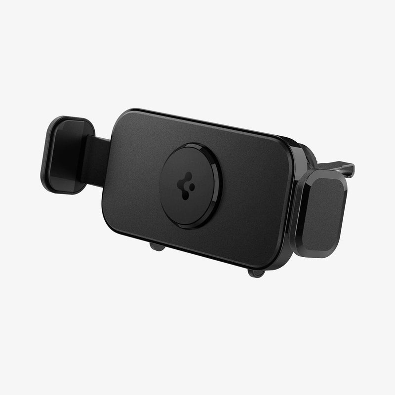 ACP04278 - GTS12 Galaxy Fold Car Mount in black showing the front with mount open