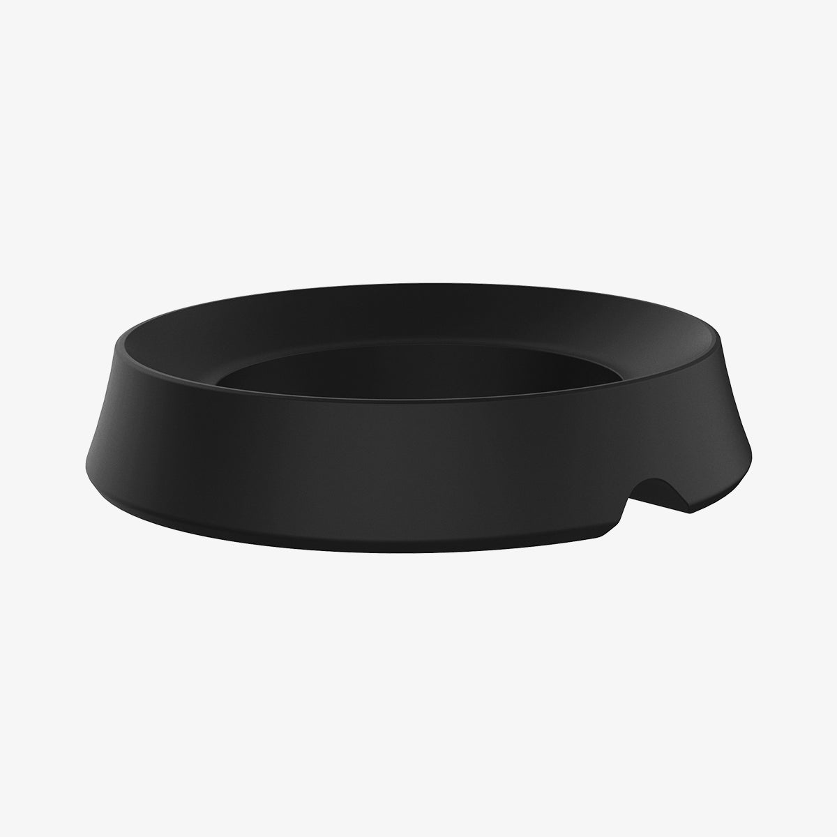 AMP02781 - Apple HomePod Mini Stand Silicone Fit in black showing the back and side