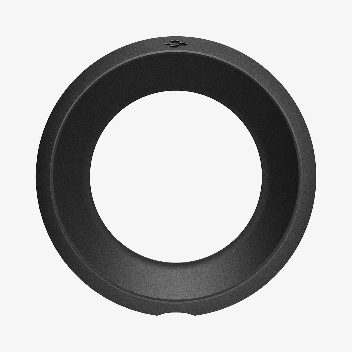 AMP02781 - Apple HomePod Mini Stand Silicone Fit in black showing the inside of stand