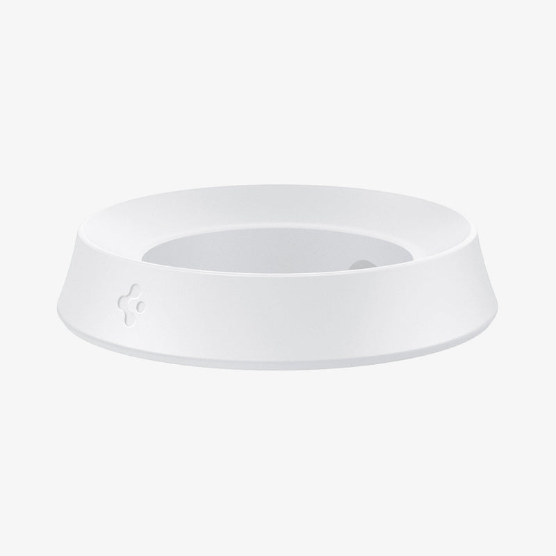 AMP02816 - Apple HomePod Mini Stand Silicone Fit in white showing the front and side