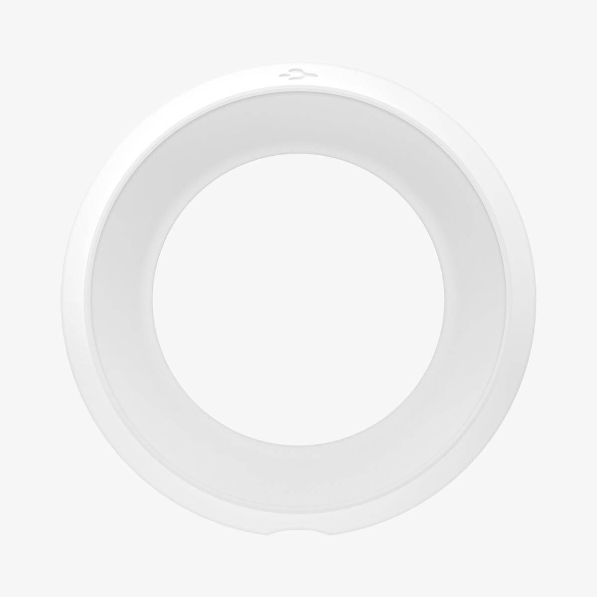 AMP02816 - Apple HomePod Mini Stand Silicone Fit in white showing the inside of stand