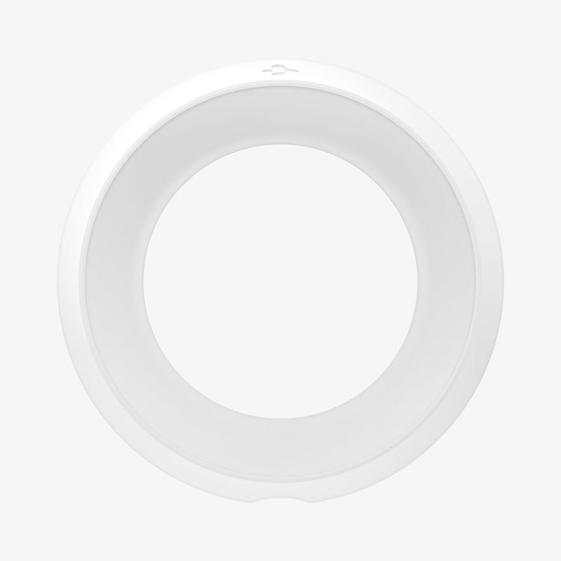 AMP02816 - Apple HomePod Mini Stand Silicone Fit in white showing the inside of stand