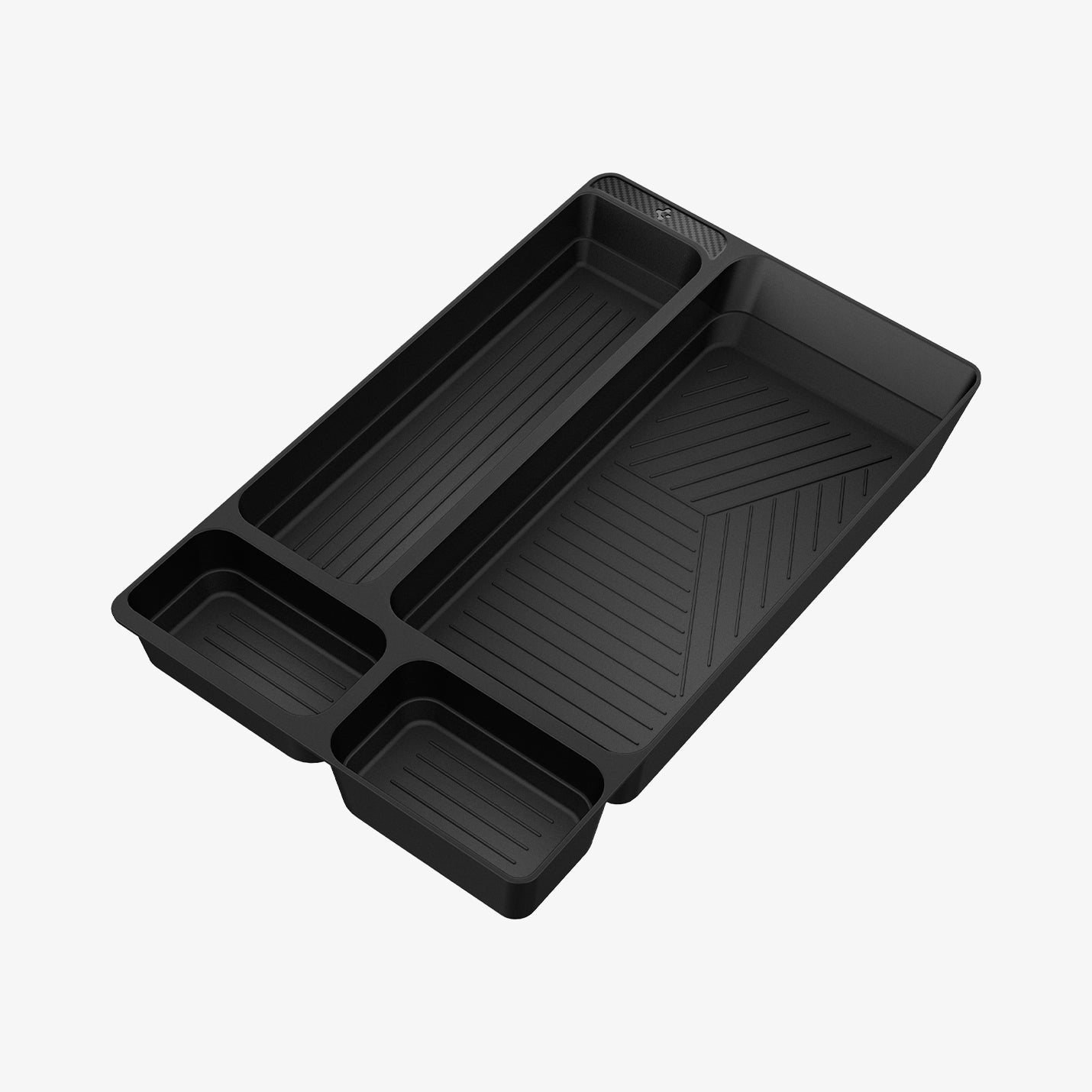 ACP06089 - Hyundai IONIQ 5 Center Console Organizer Tray in black showing the inside