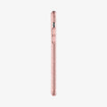 077CS27230 - iPhone 11 Pro Case Liquid Crystal Glitter in rose quartz showing the side with volume controls