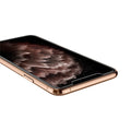 063GL25358 - iPhone 11 Pro Screen Protector GLAS.tR EZ Fit showing the front and side with device laying flat and screen on