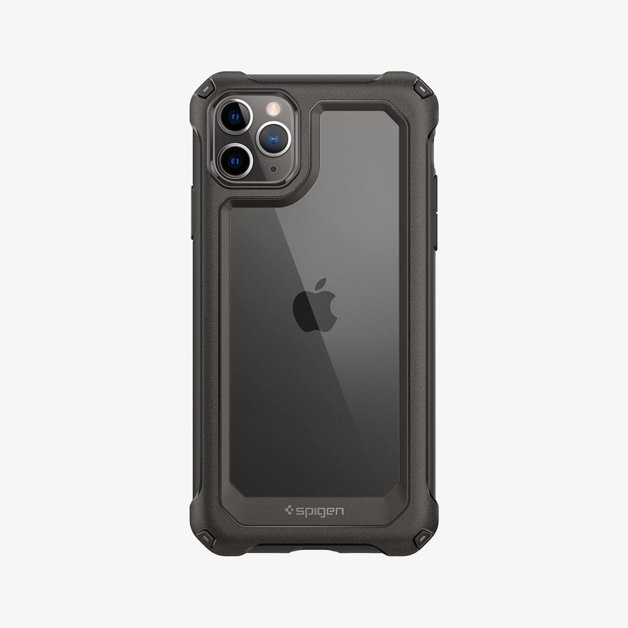 075CS27052 - iPhone 11 Pro Max Case Gauntlet in gunmetal showing the back