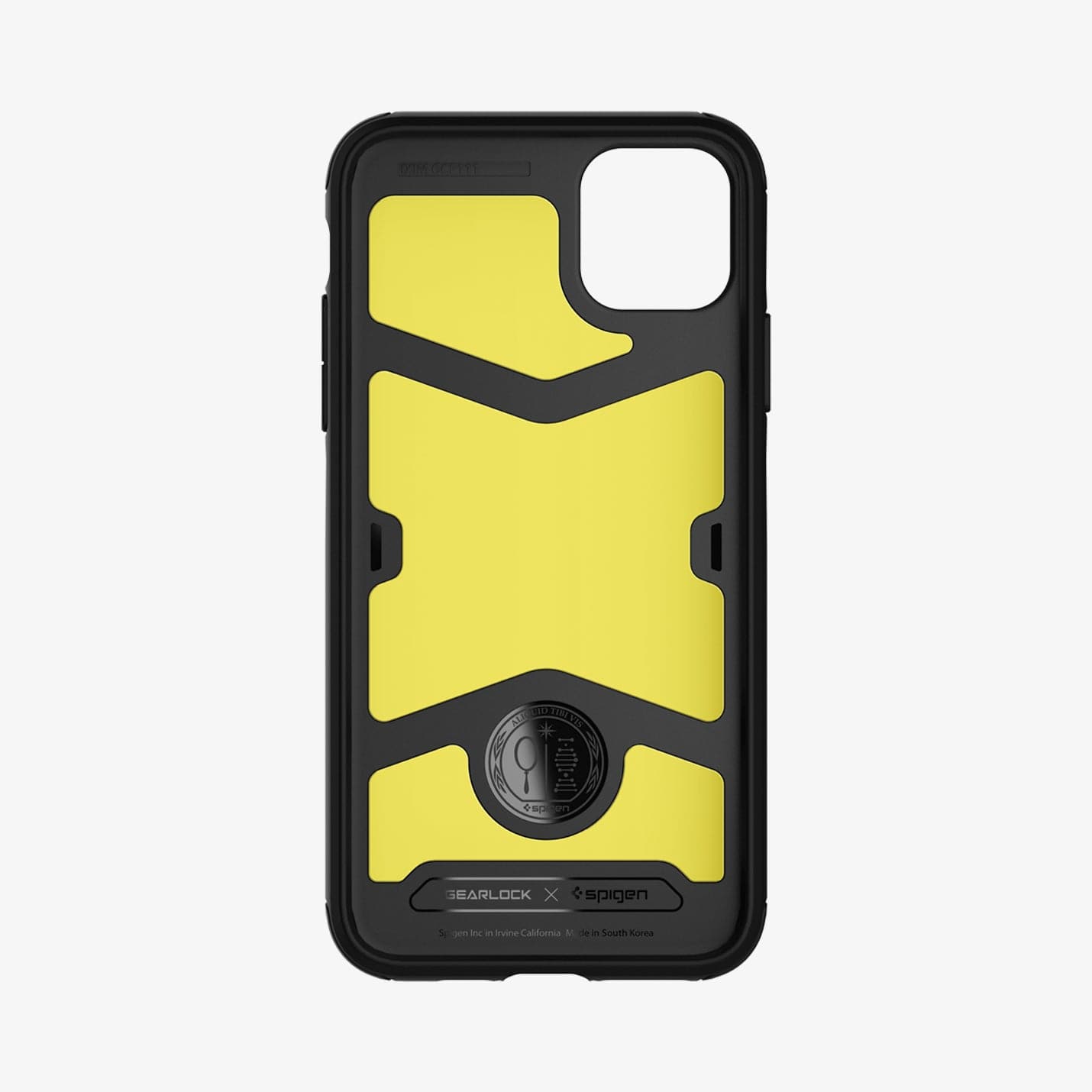 ACS00277 - iPhone 11 Pro Max Case Gearlock Bike Mount in black showing the inside of case