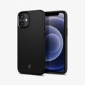 ACS01866 - iPhone 12 Mini Case MagArmor in black showing the back and front