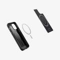 ACS01866 - iPhone 12 Mini Case MagArmor in black showing the inside magnetic ring layers