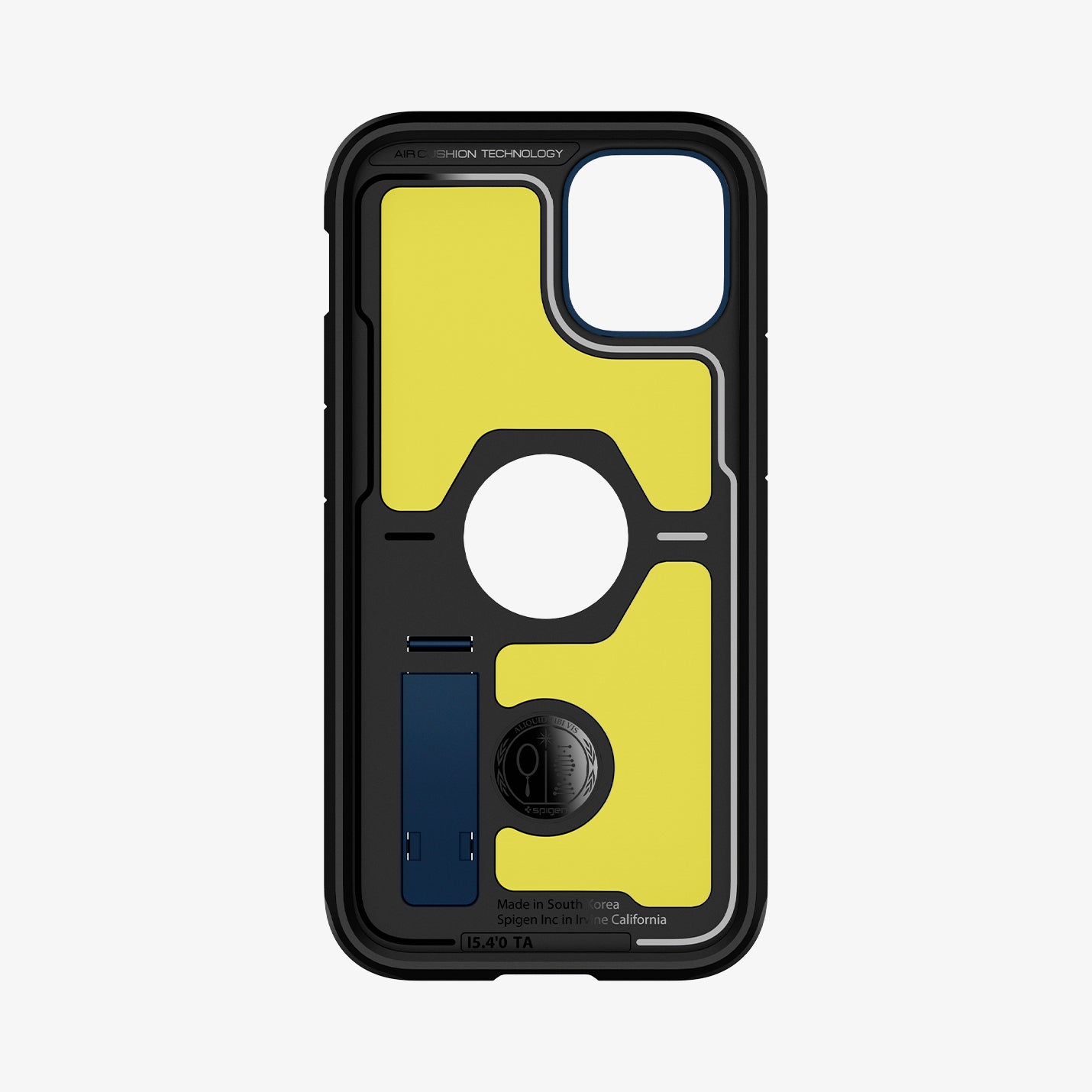 ACS02301 - iPhone 12 Mini Case Tough Armor in navy blue showing the inside of case