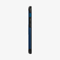 ACS02301 - iPhone 12 Mini Case Tough Armor in navy blue showing the side with volume controls