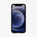 ACS01746 - iPhone 12 Mini Case Ultra Hybrid in matte black showing the front