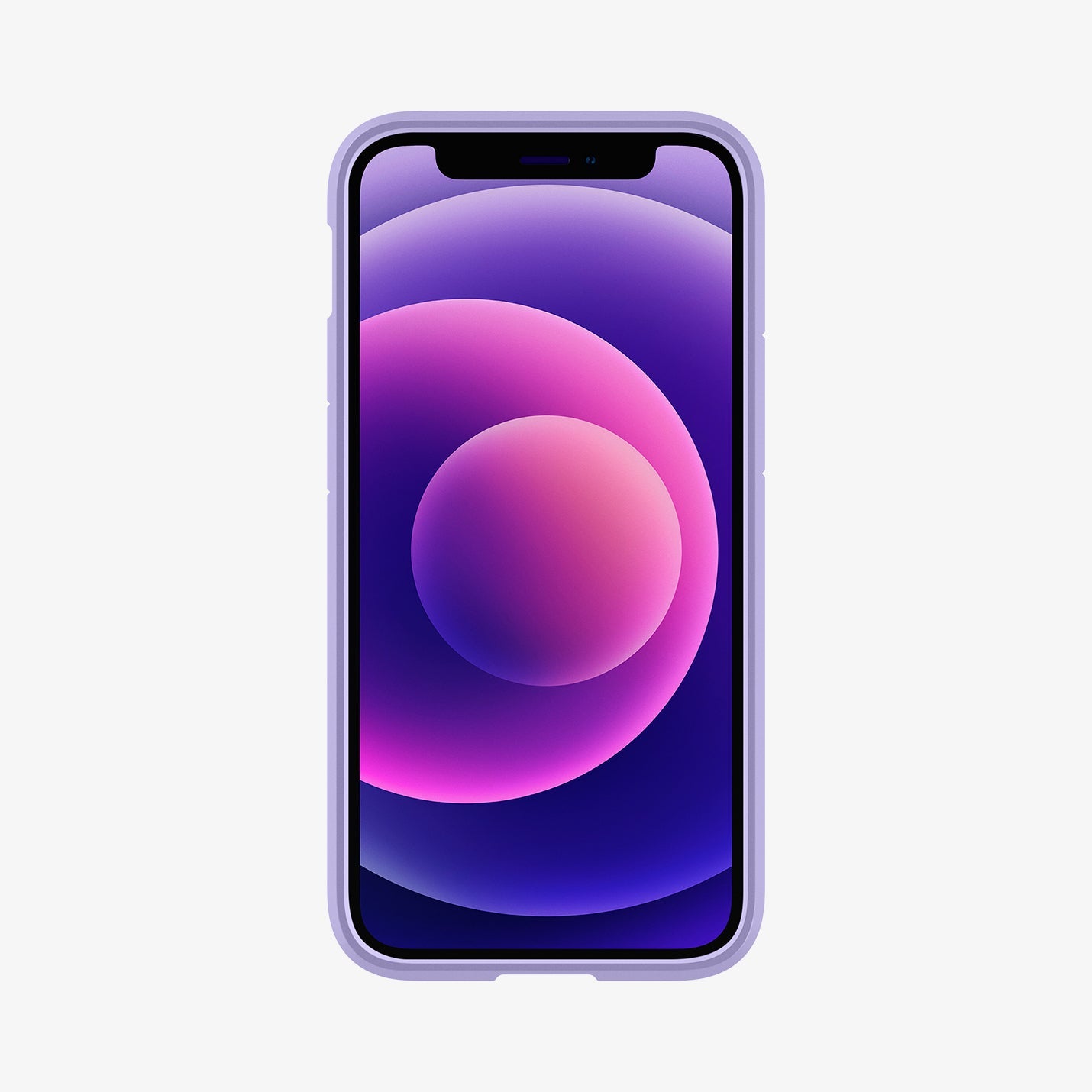 ACS03110 - iPhone 12 Mini Case Ultra Hybrid in iris purple showing the front