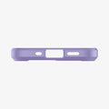 ACS03110 - iPhone 12 Mini Case Ultra Hybrid in iris purple showing the bottom with precise cutouts