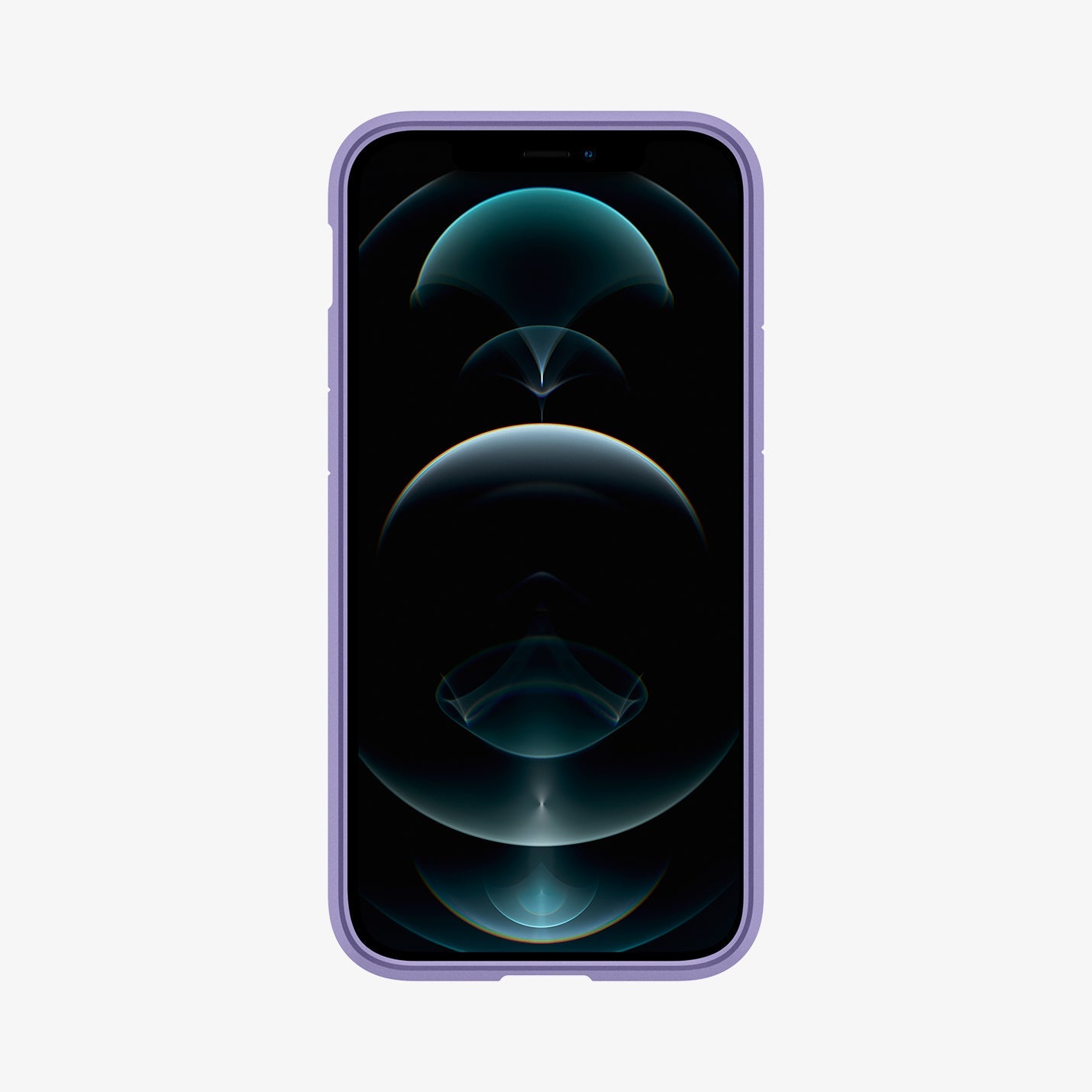 ACS03109 - iPhone 12 / 12 Pro Case Ultra Hybrid in iris purple showing the front