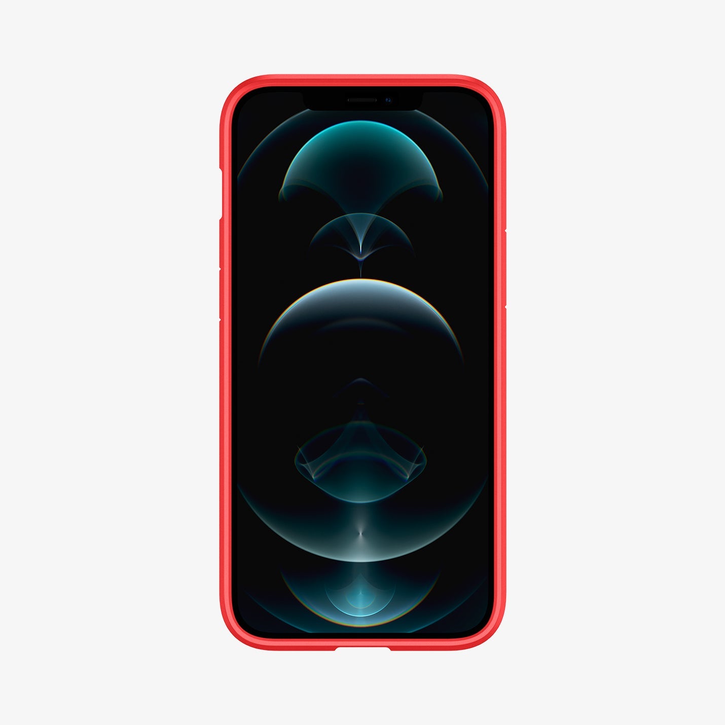 ACS01620 - iPhone 12 Pro Max Case Ultra Hybrid in red showing the front