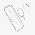 ACS02624 - iPhone 12 Pro Max Case Ultra Hybrid Mag Safe Compatible in pacific blue showing the inside magnetic ring layers