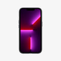 ACS03283 - iPhone 13 Pro Case Silicone Fit in black showing the front
