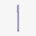ACS03286 - iPhone 13 Pro Case Silicone Fit in iris purple showing the side with volume controls